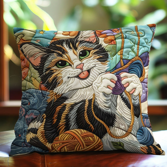 Naughty Cat WO1908023CL Quilt Pillow Case