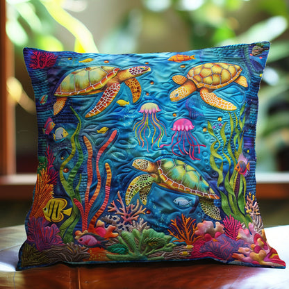 Ocean Ecosystem WO0908033CL Quilt Pillow Case