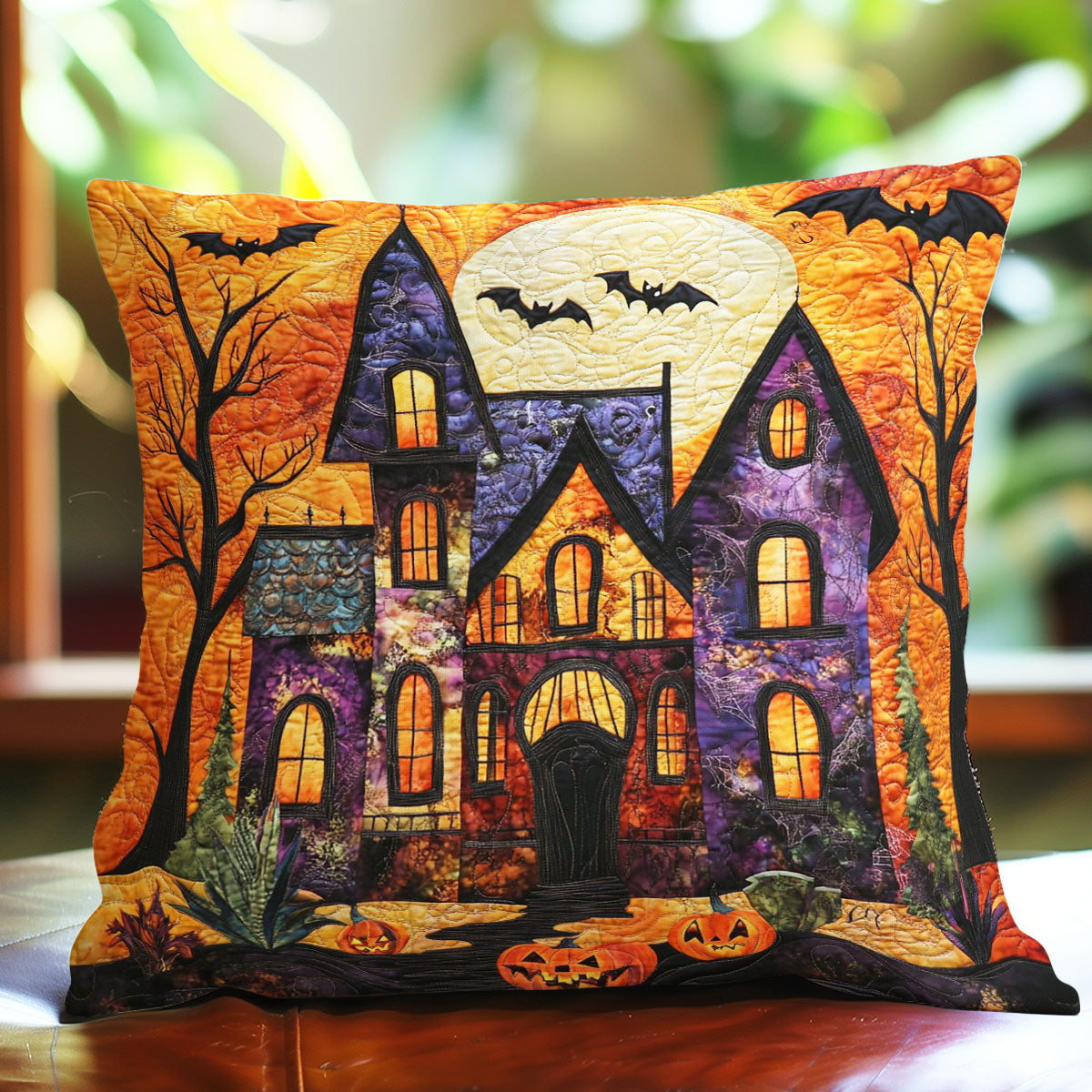 Scary House WO3107036CL Quilt Pillow Case