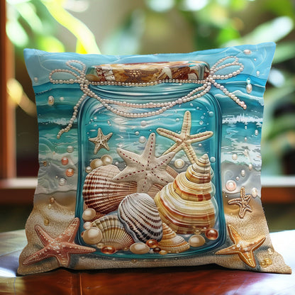 Seashell Stories WO1608017CL Quilt Pillow Case