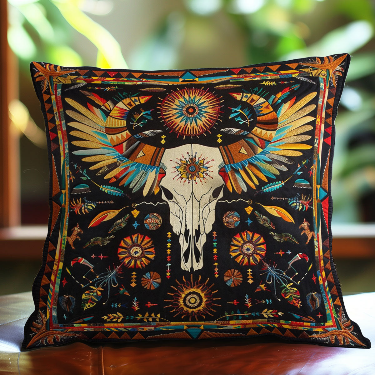 Skull In Culture WO0808033CL Quilt Pillow Case