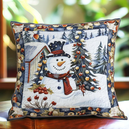 Snowman WO2607008CL Quilt Pillow Case