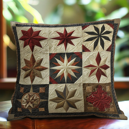 Stars Pattern WO2008014CL Quilt Pillow Case