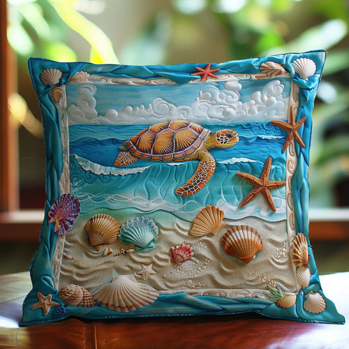 Turtle Sea WO2308043CL Quilt Pillow Case