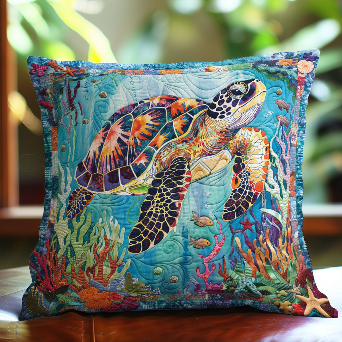 Turtle WO1308026CL Quilt Pillow Case