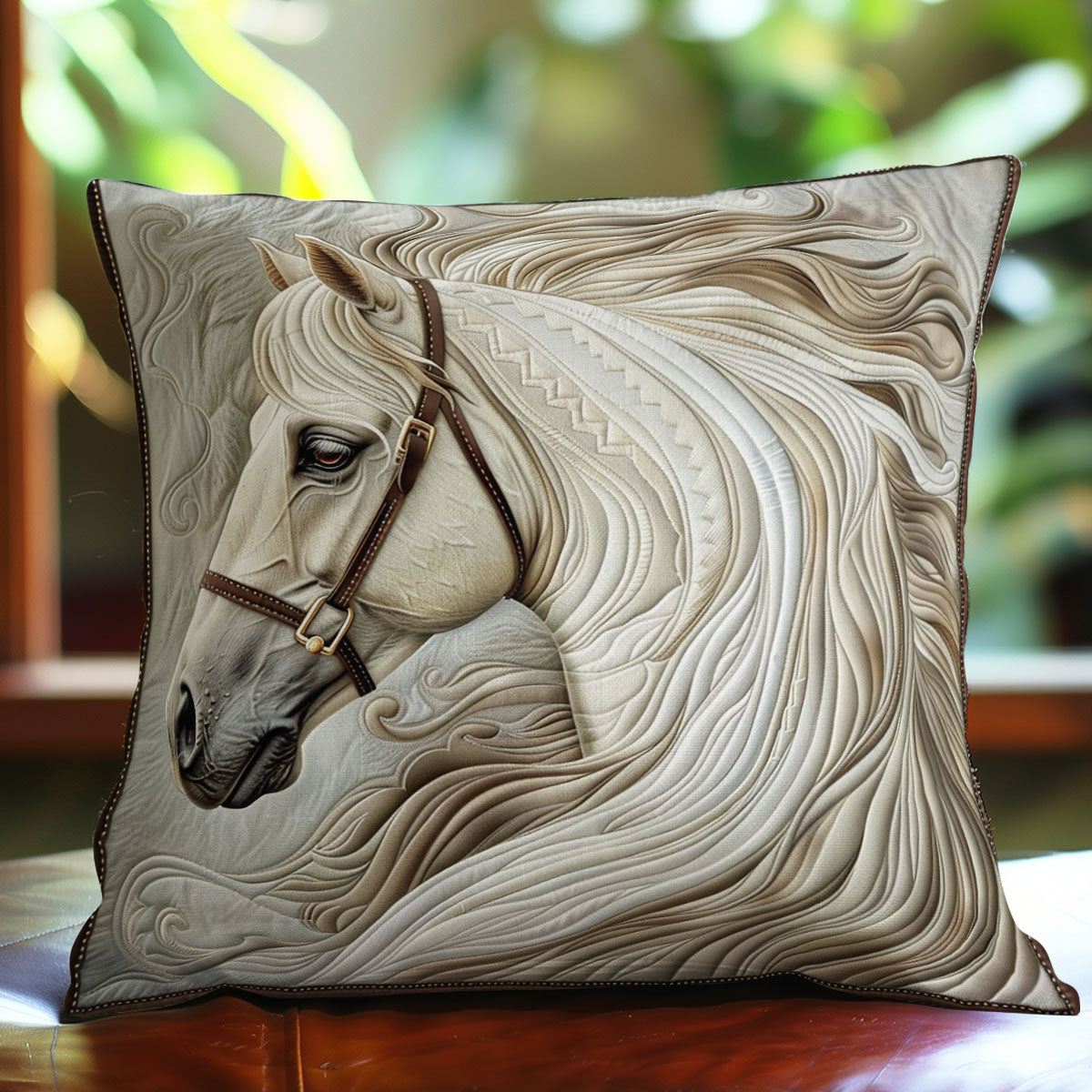 White Horse WO3008007CL Quilt Pillow Case