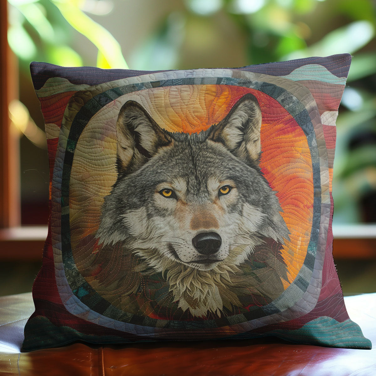 Wolf Gray WO2507013CL Quilt Pillow Case