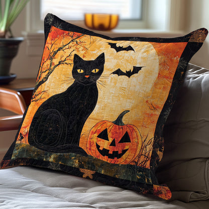 Black Cat WO0108007 CL Quilt Pillow Case