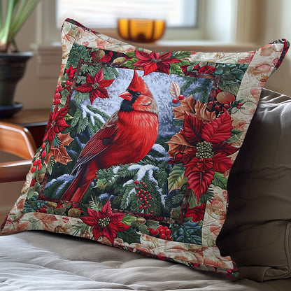 Cardinal And Winter WO2008010CL Quilt Pillow Case
