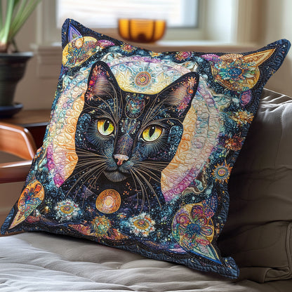 Cat Mandala Art WO0608013CL Quilt Pillow Case