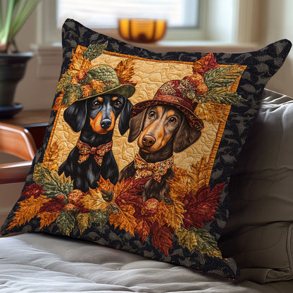 Dachshund WO0608033CL Quilt Pillow Case