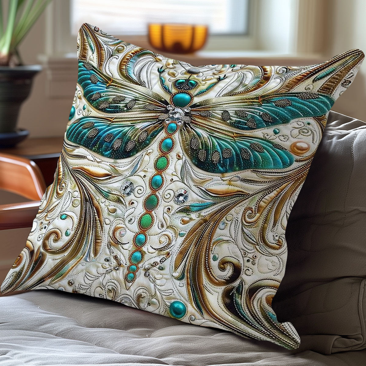 Dragonfly Dazzle WO2308024CL Quilt Pillow Case