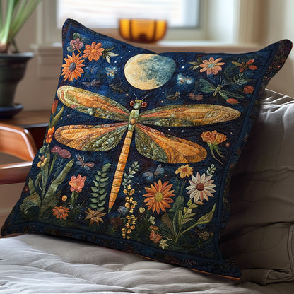 Dragonfly In The Night WO0108047CL Quilt Pillow Case