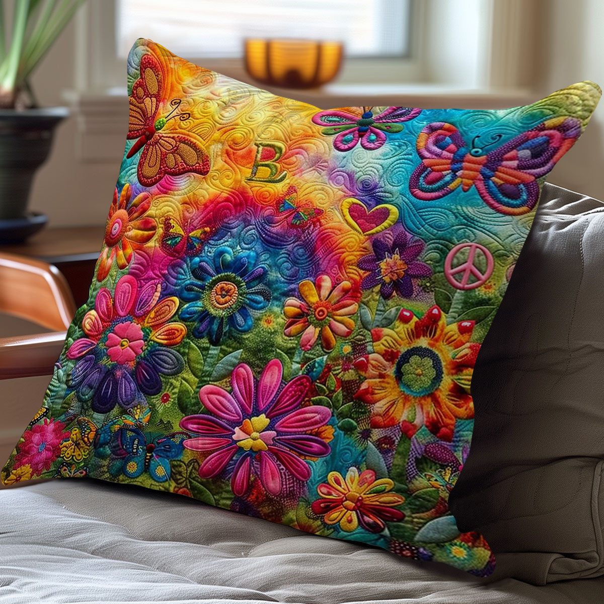 Whiskers In The Tulips WJ1001062CL Quilt Pillow Case
