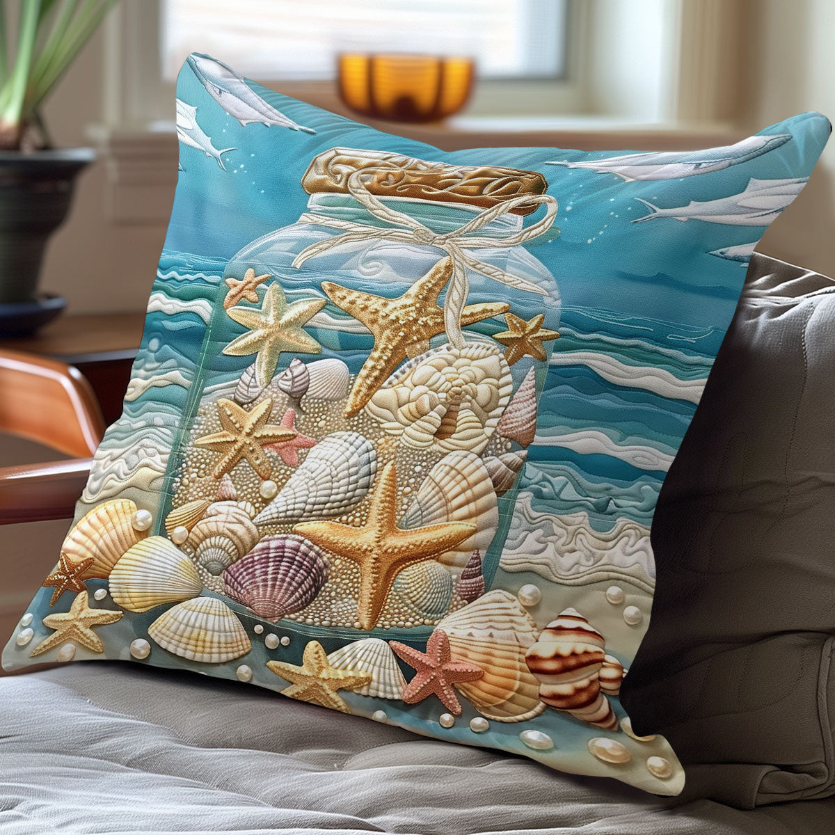 Gift Of The Sea WO1608017CL Quilt Pillow Case