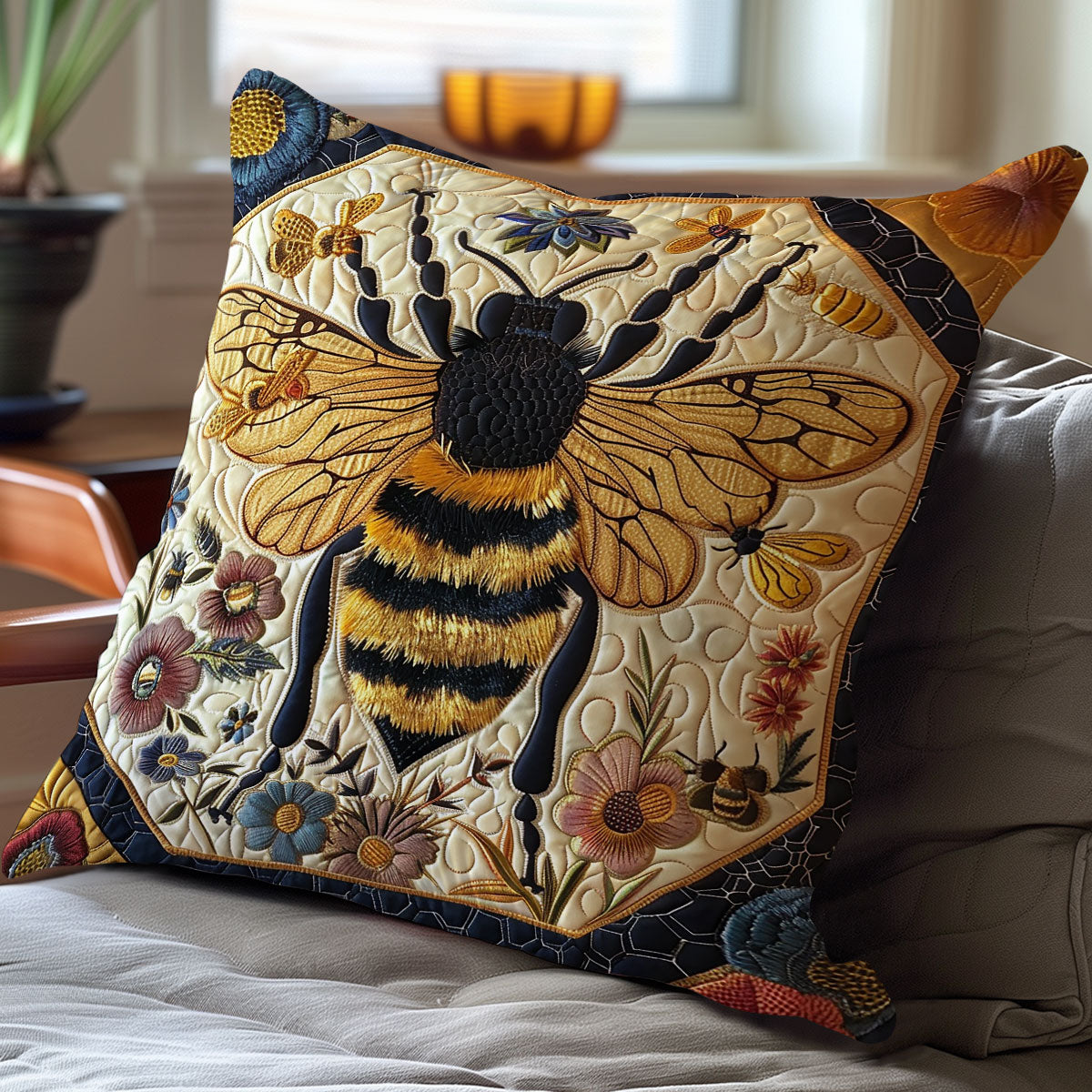 Golden Bee XR0808068CL Quilt Pillow Case