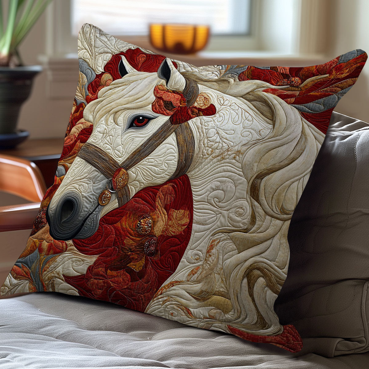 Horse WO0108006CL Quilt Pillow Case