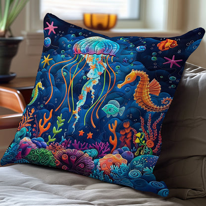 Jellyfish In The Ocean WO1008009CL Quilt Pillow Case