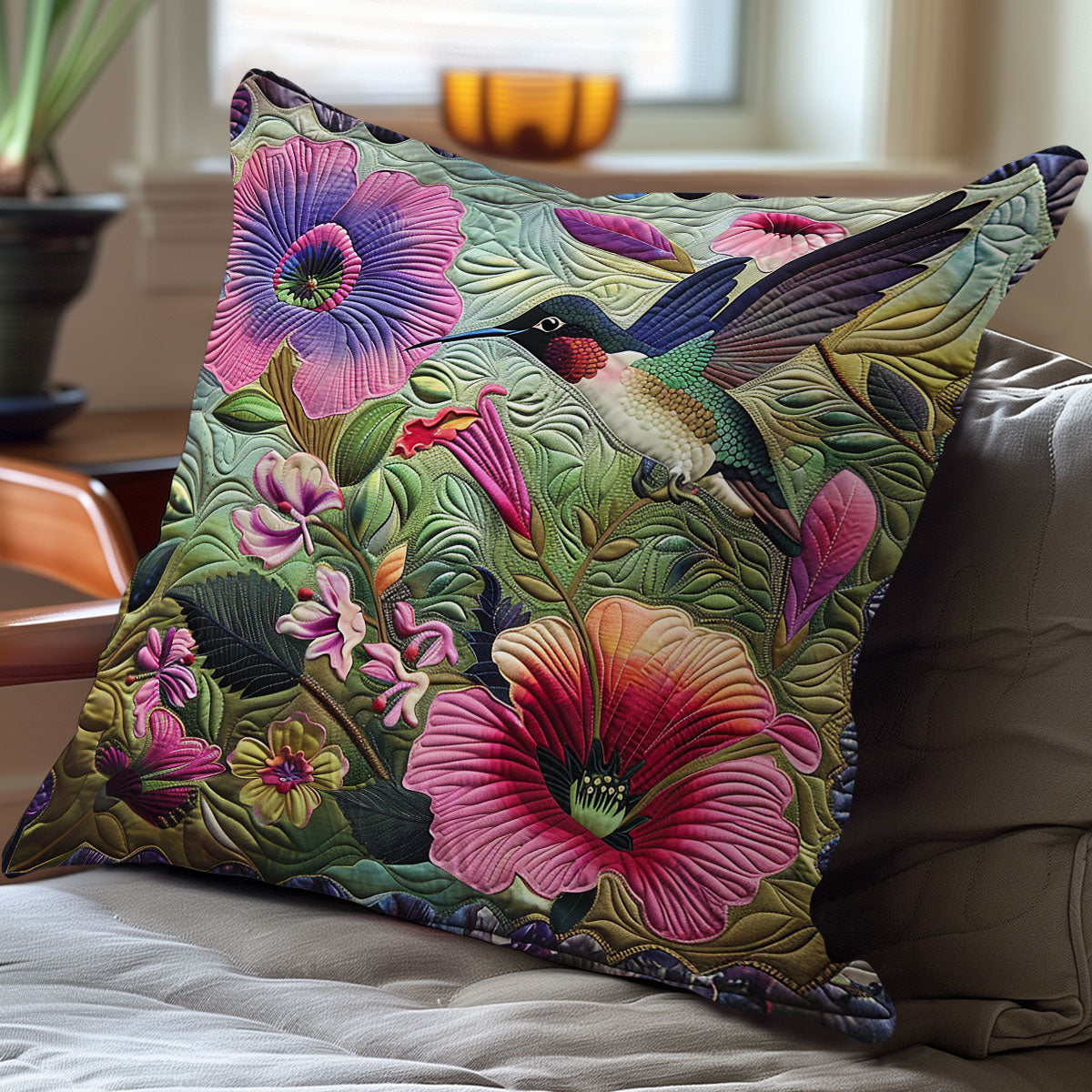 Love Hummingbird XR2207009CL Quilt Pillow Case