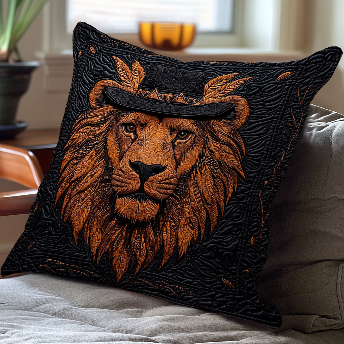 Mighty Lion WO0608038CL Quilt Pillow Case