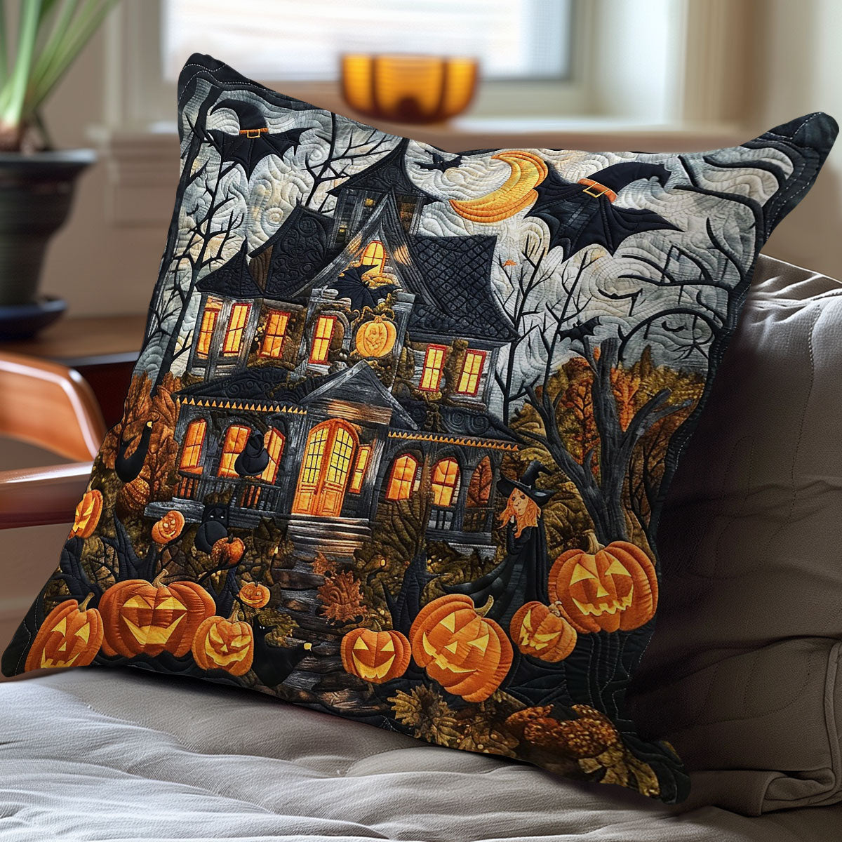 Mysterious House WO1308047CL Quilt Pillow Case