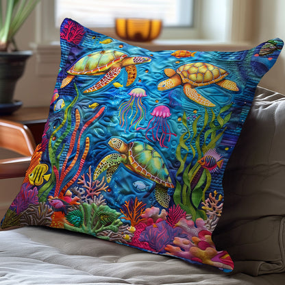 Ocean Ecosystem WO0908033CL Quilt Pillow Case