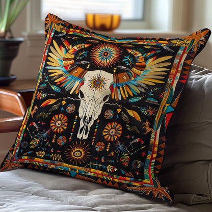 Skull In Culture WO0808033CL Quilt Pillow Case