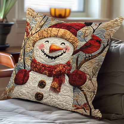 Snowman WO0108031CL Quilt Pillow Case