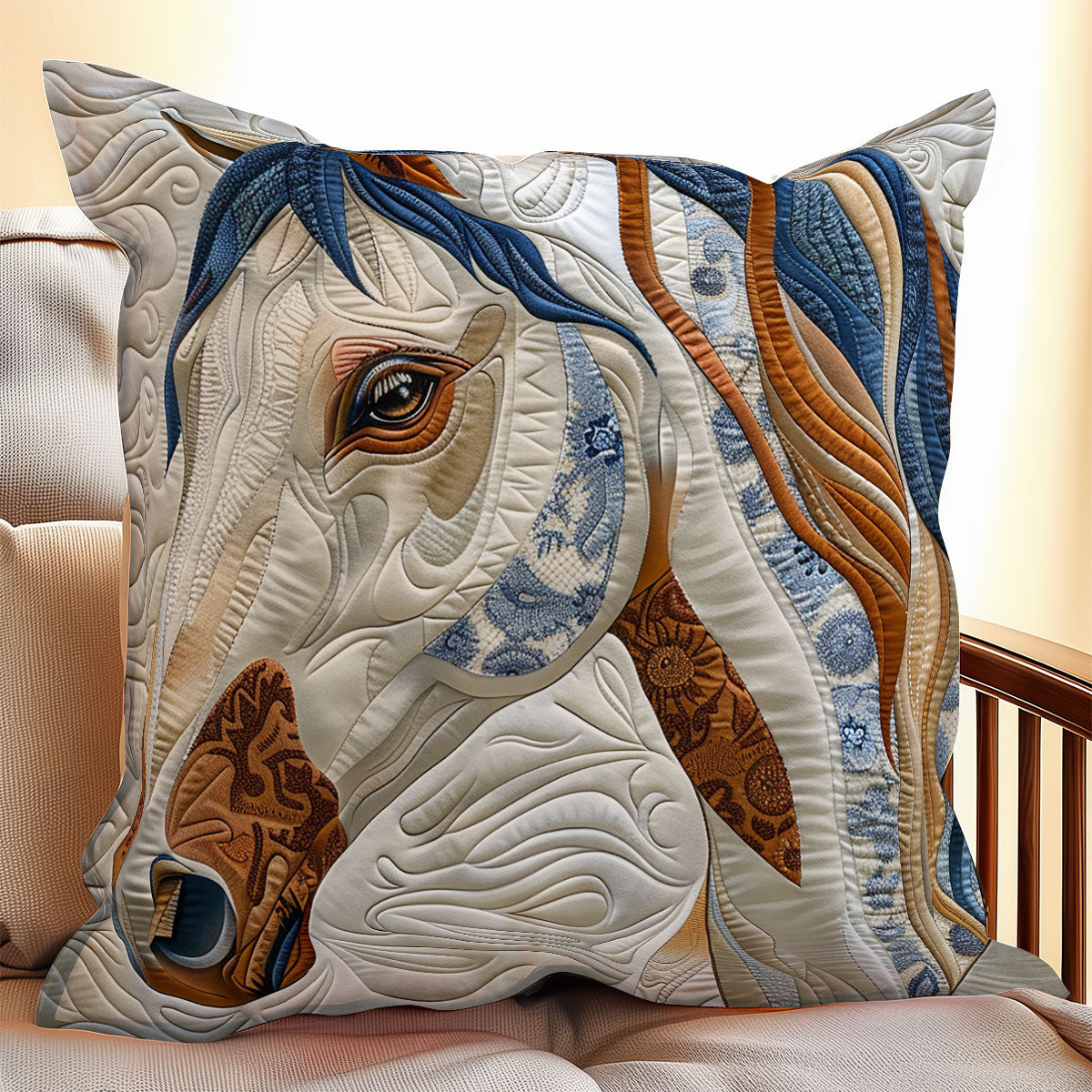 Blue Horse XR1607002CL Quilt Pillow Case