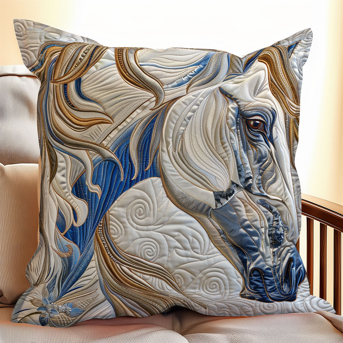 Blue Horse XR1607004CL Quilt Pillow Case