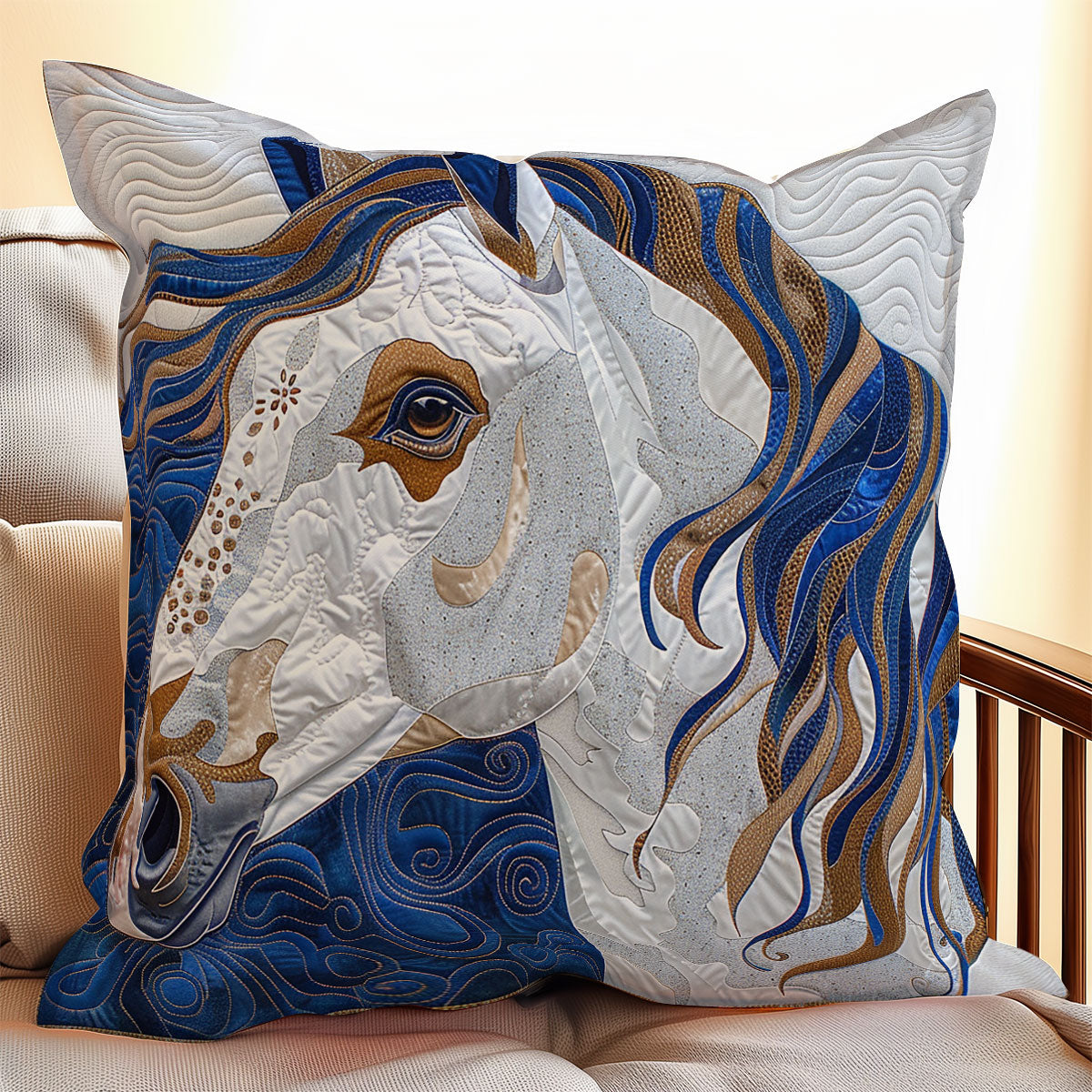 Blue Horse XR1607006CL Quilt Pillow Case