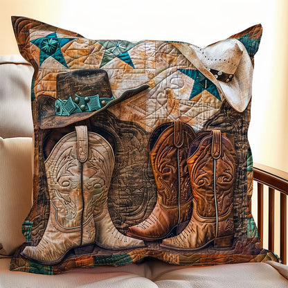 Cowboy Boots And Hats XR1607008CL Quilt Pillow Case