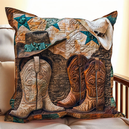 Cowboy Boots And Hats XR1607008CL Quilt Pillow Case