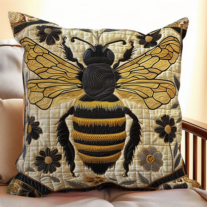 Floral Queen Bee XR0808067CL Quilt Pillow Case