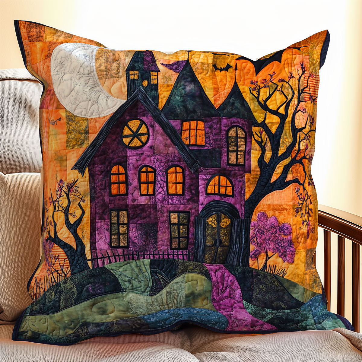 Halloween WO3107037CL Quilt Pillow Case