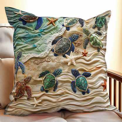 Sea Turtles XR1607014CL Quilt Pillow Case