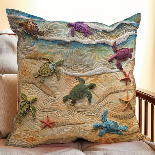 Sea Turtles XR1607015CL Quilt Pillow Case