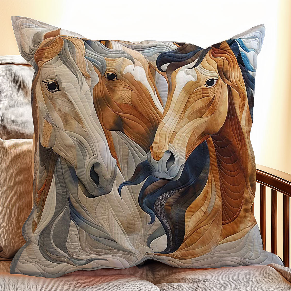 Three Horse XR1607016CL Quilt Pillow Case