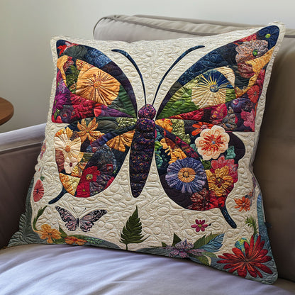 Butterfly And Flowers WO0608016CL Quilt Pillow Case