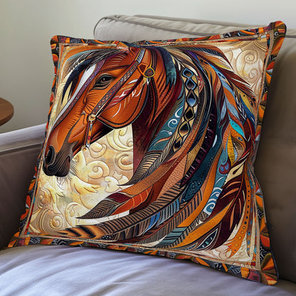 Horse Native WO2608006CL Quilt Pillow Case