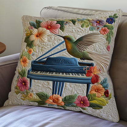 Hummingbird And Piano WO0608042CL Quilt Pillow Case