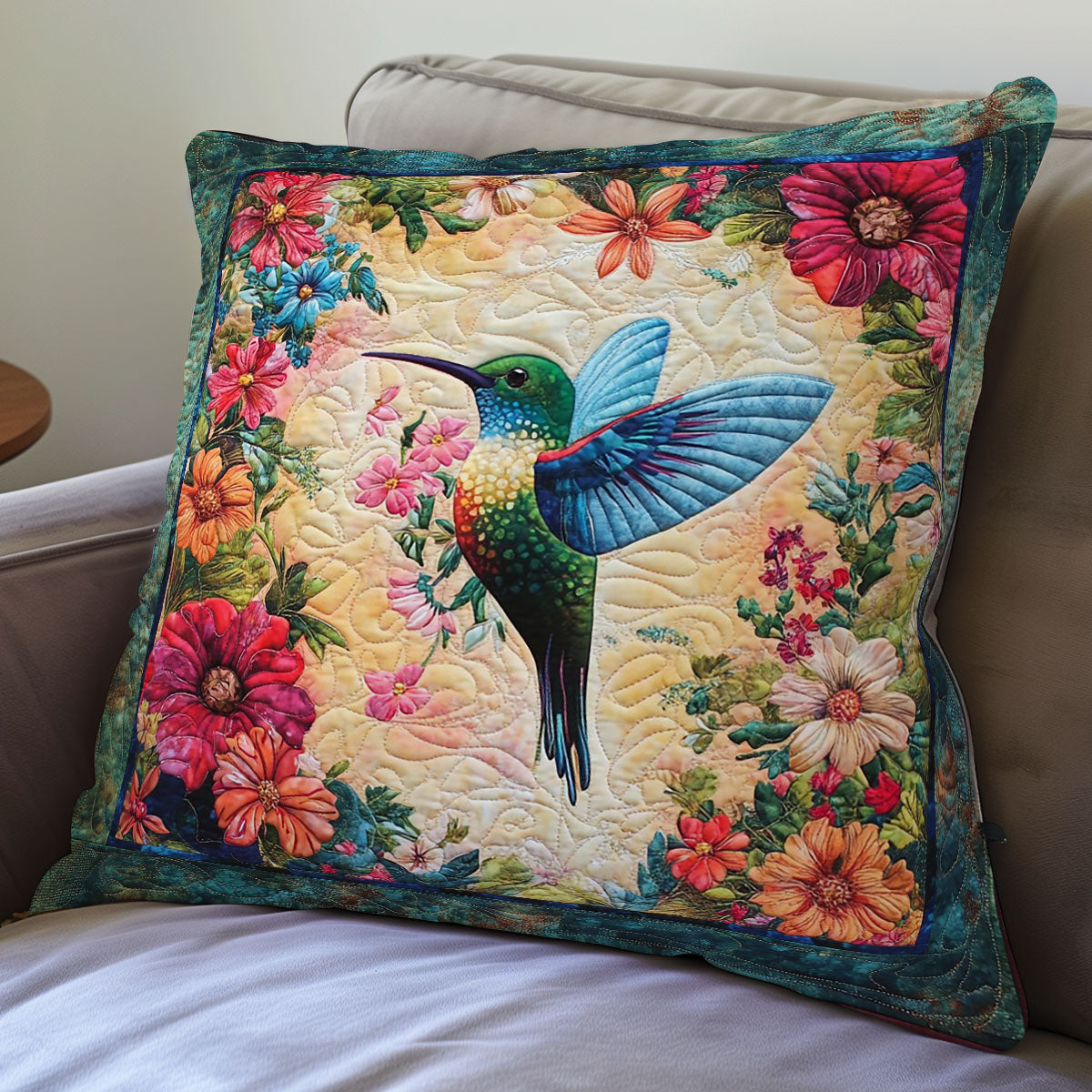 Hummingbird WO0108033CL Quilt Pillow Case