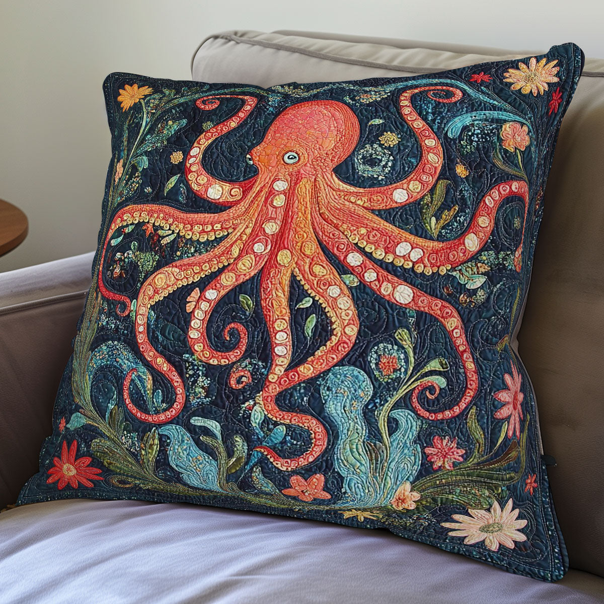 Octopus WO0108044CL Quilt Pillow Case