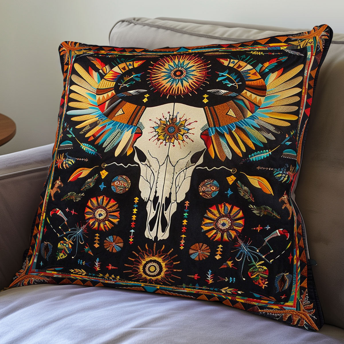 Skull In Culture WO0808033CL Quilt Pillow Case