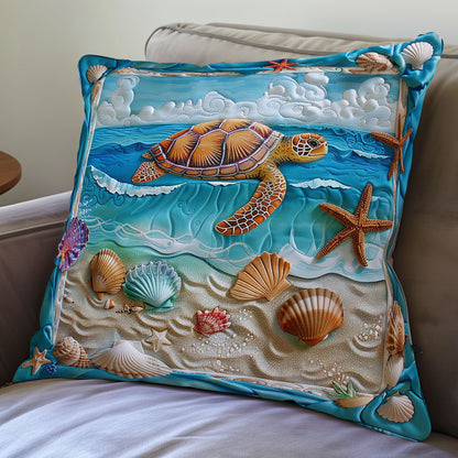 Turtle Sea WO2308043CL Quilt Pillow Case