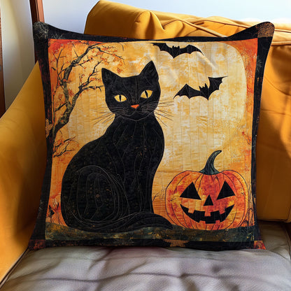 Black Cat WO0108007 CL Quilt Pillow Case