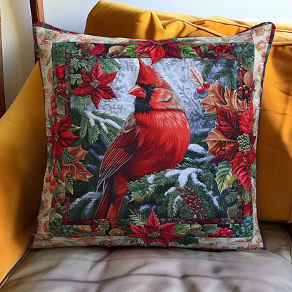 Cardinal And Winter WO2008010CL Quilt Pillow Case