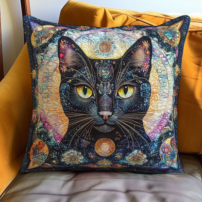 Cat Mandala Art WO0608013CL Quilt Pillow Case