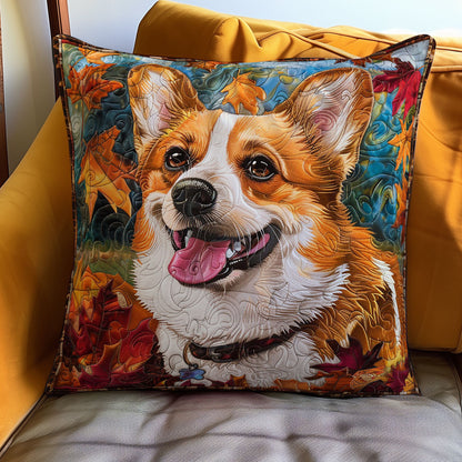 Corgi Lovely WO1908009CL Quilt Pillow Case