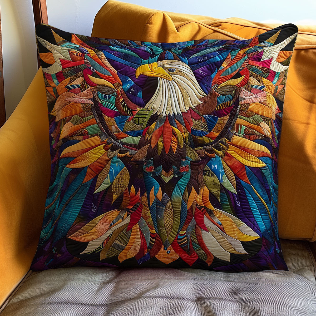 Eagle Native WO0808028CL Quilt Pillow Case